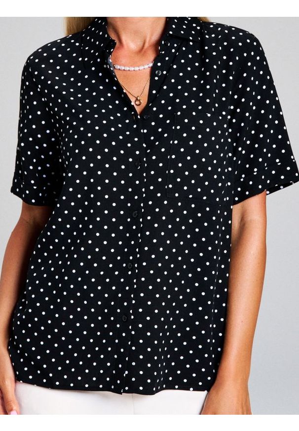 Sinsay - Koszula z krótkim rękawem - wielobarwny. Długość rękawa: krótki rękaw. Długość: krótkie