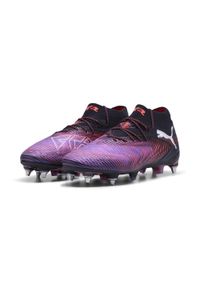 Puma - Buty piłkarskie FUTURE 8 ULTIMATE MxSG PUMA Black White Glowing Red. Kolor: czerwony, biały, wielokolorowy, czarny. Materiał: syntetyk, tkanina, materiał. Sport: piłka nożna
