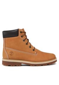 Trapery Timberland. Kolor: brązowy. Materiał: nubuk