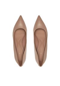 TOMMY HILFIGER - Tommy Hilfiger Szpilki Essential Pointed Pump FW0FW07533 Beżowy. Kolor: beżowy. Materiał: skóra. Obcas: na szpilce #3