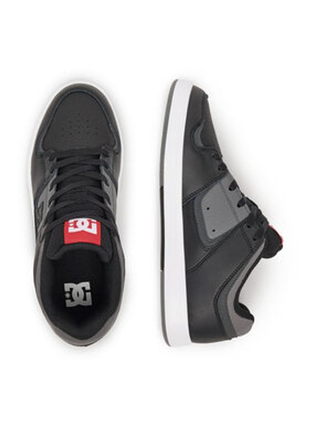 DC Sneakersy CURE ADYS400073-BLG Czarny. Kolor: czarny. Materiał: skóra