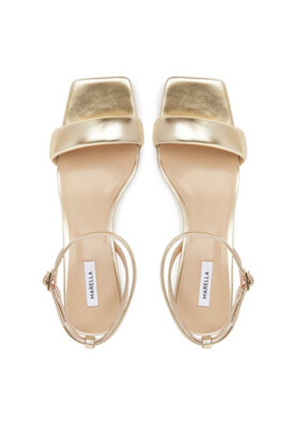 Marella Sandały Coimbra 2513521037200 Złoty. Kolor: złoty. Materiał: skóra
