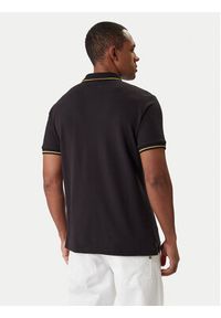 Versace Jeans Couture Polo 80GAGT03 CJ01T Czarny Regular Fit. Typ kołnierza: polo. Kolor: czarny. Materiał: bawełna #5