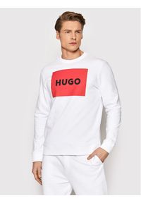 Hugo Bluza Duragol222 50467944 Biały Regular Fit. Kolor: biały. Materiał: bawełna #1