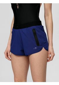 4f - Szorty kąpielowe damskie. Kolor: niebieski. Materiał: materiał, dzianina #2
