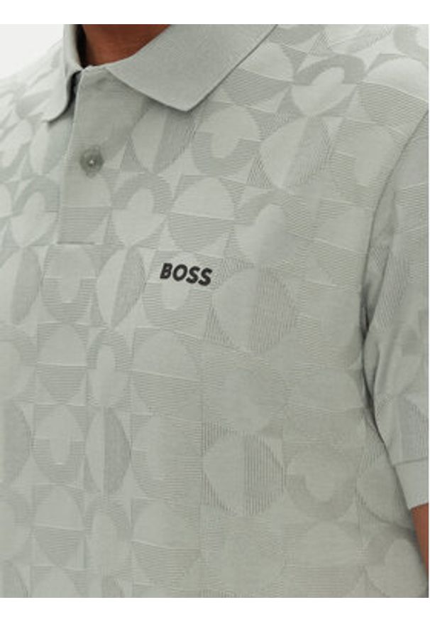 BOSS Polo Pirax 50538191 Zielony Relaxed Fit. Typ kołnierza: polo. Kolor: zielony. Materiał: bawełna