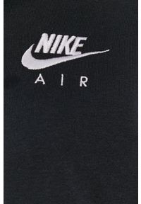 Nike Sportswear - Bluza. Kolor: czarny. Materiał: dzianina. Wzór: nadruk #4