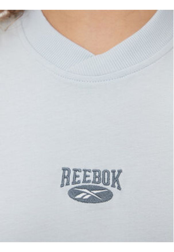 Reebok T-Shirt Classics IL4643 Błękitny Relaxed Fit. Kolor: niebieski. Materiał: bawełna