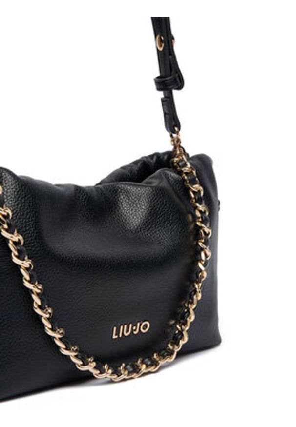 Liu Jo Torebka Stilly AF5132 E0058 Czarny. Kolor: czarny. Materiał: skórzane