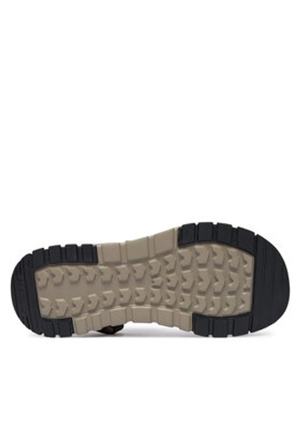 skechers - Skechers Sandały Strap River 205724/BRN Brązowy. Kolor: brązowy. Materiał: skóra