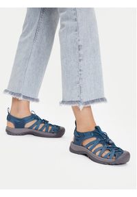 keen - Keen Sandały Whisper 1022809 Niebieski. Kolor: niebieski. Materiał: materiał #3