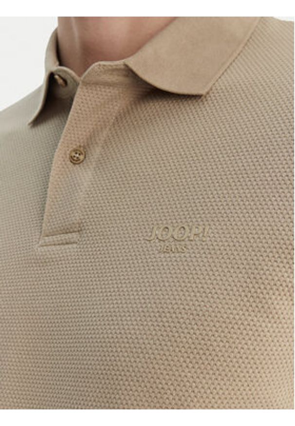 JOOP! Jeans Polo 15 JJJ-17Amare 30046012 Beżowy Modern Fit. Typ kołnierza: polo. Kolor: beżowy. Materiał: bawełna