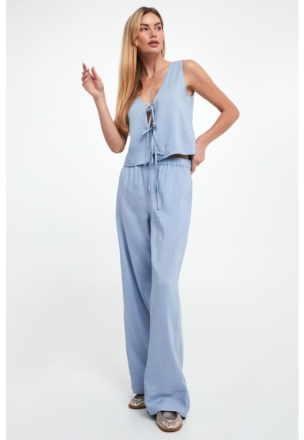 Marella Sport - Top damski lniany Isolana MARELLA SPORT. Materiał: len. Styl: sportowy