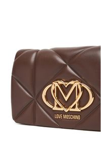 Love Moschino - LOVE MOSCHINO Torebka JC4043PP0NLC0313 Brązowy. Kolor: brązowy. Materiał: skórzane #4