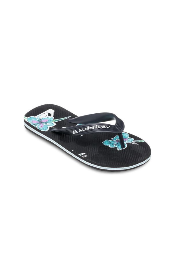 Quiksilver - Klapki dla Chłopcy MOLOKAI ART 25 YOUTH Czarny. Kolor: czarny. Materiał: guma, syntetyk