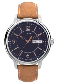 Timex - TIMEX ZEGAREK Chicago TW2V29000. Materiał: skóra. Styl: klasyczny, retro