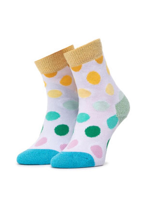 Happy-Socks - Skarpety Wysokie Dziecięce Happy Socks - KPBD01-0100 Kolorowy. Materiał: materiał, bawełna, elastan, włókno, poliester, poliamid. Wzór: kolorowy