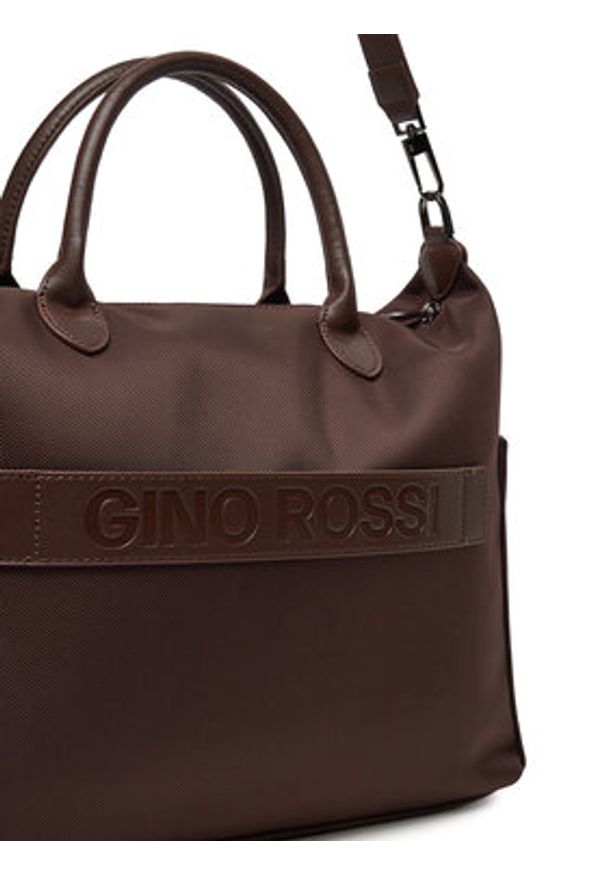 Gino Rossi Torba na laptopa 05A11196-1 Brązowy. Kolor: brązowy. Materiał: materiał