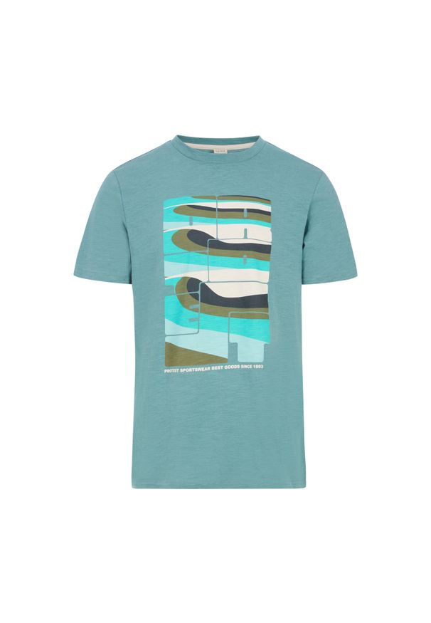 Koszulka Protest Niagra. Kolor: wielokolorowy, niebieski, zielony