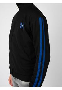 John Richmond Bluza "Full Zip" | UMA24061FE | Mężczyzna | Czarny. Okazja: na co dzień. Kolor: czarny. Materiał: bawełna, poliester. Długość: długie. Wzór: aplikacja, nadruk. Styl: sportowy, casual #5
