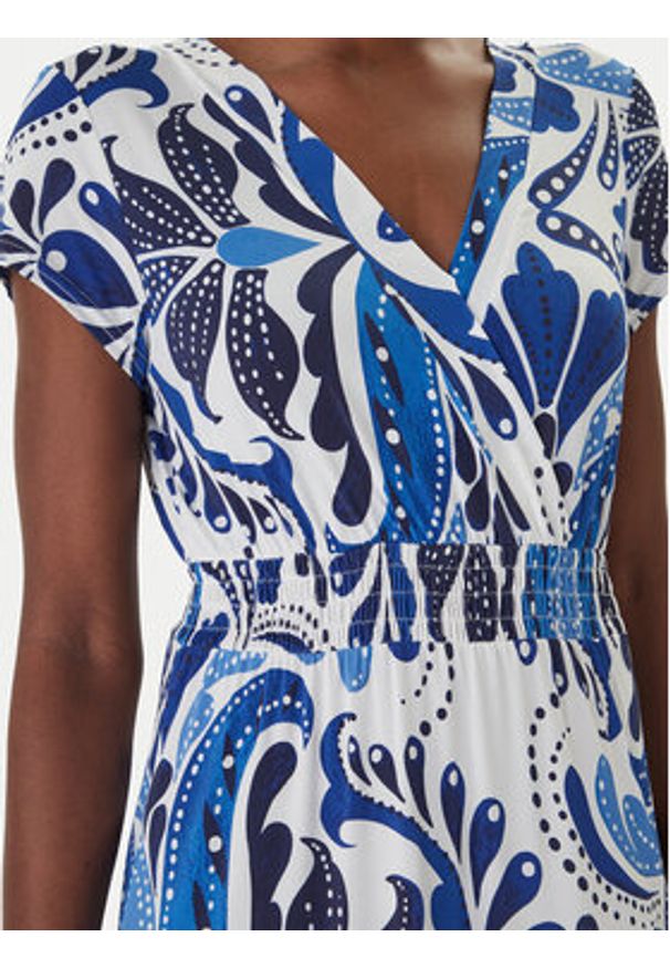 Morgan Sukienka letnia 261-RALIX Niebieski Regular Fit. Kolor: niebieski. Materiał: syntetyk. Sezon: lato