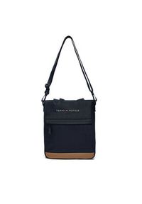 TOMMY HILFIGER - Tommy Hilfiger Torebka Th Essential Shoulder Bag AU0AU01950 Granatowy. Kolor: niebieski