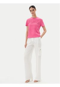 Versace Jeans Couture Spodnie materiałowe 78HAA109 Biały Wide Leg. Kolor: biały. Materiał: materiał #4
