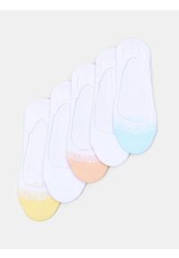 Sinsay - Krótkie skarpetki 5 pack - biały. Kolor: biały #1