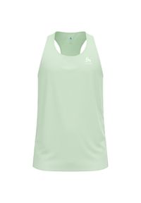 Koszulka bez rękawów męska Odlo Zeroweight Chill-Tec Running Tank 2.0. Kolor: zielony. Długość rękawa: bez rękawów. Sport: bieganie