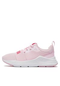 Puma Sneakersy Puma Wired Run Jr 374214 25 Różowy. Kolor: różowy. Materiał: materiał, mesh. Sport: bieganie #5
