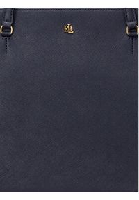 Lauren Ralph Lauren - LAUREN RALPH LAUREN Torebka 431924351007 Granatowy. Kolor: niebieski. Materiał: skórzane #6