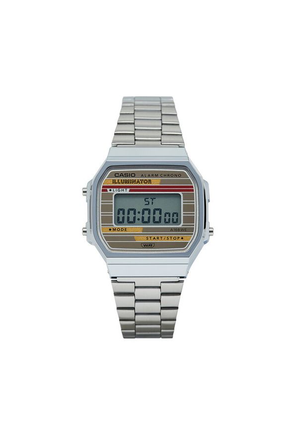 Zegarek Casio. Kolor: srebrny. Styl: vintage