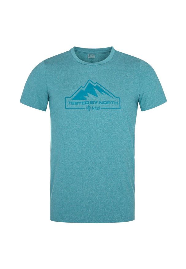 Męska koszulka outdoos Kilpi LISMAIN-M. Kolor: zielony, niebieski, wielokolorowy. Sport: turystyka piesza