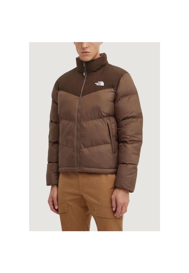 The North Face - Kurtka puchowa Mężczyzna THE NORTH FACE M SAIKURU JACKET. Kolor: brązowy. Materiał: puch