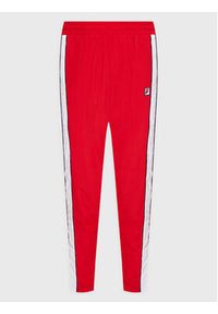 Fila Spodnie dresowe Zunyi FAW0263 Czerwony Regular Fit. Kolor: czerwony. Materiał: syntetyk, dresówka