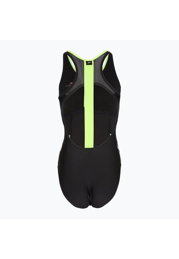 Strój pływacki jednoczęściowy damski Speedo Reflect Wave. Kolor: czarny