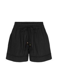 Triumph Szorty piżamowe Summer Wear 10227237 Czarny Regular Fit. Kolor: czarny. Materiał: wiskoza, len #2