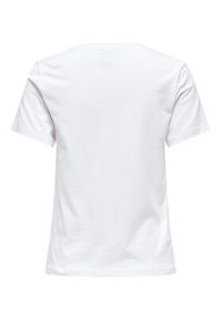 only - ONLY T-Shirt Polly 15317989 Biały Regular Fit. Kolor: biały. Materiał: bawełna #6