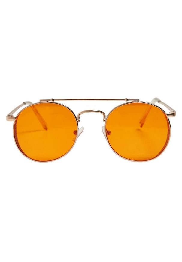 Urban Classics - Okulary Przeciwsłoneczne Unisex Dla Dorosłych Okrąg Chios. Kolor: żółty, wielokolorowy, pomarańczowy. Sport: turystyka piesza