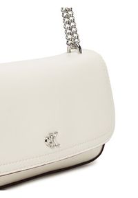 Calvin Klein Torebka Ck Convertible Chain Small Bag LV04F3172G Biały. Kolor: biały. Materiał: skórzane