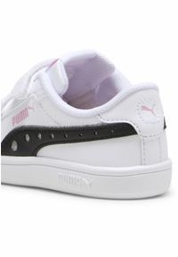 Puma - Sneakersy dla małych dzieci PUMA Smash 3.0 Dance Party PUMA. Zapięcie: pasek. Kolor: biały, wielokolorowy, różowy, czarny