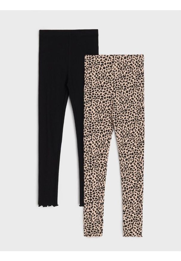 Sinsay - Legginsy 2 pack - wielobarwny