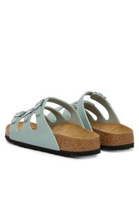Birkenstock Klapki Florida 1032055 Zielony. Kolor: zielony. Materiał: skóra #5