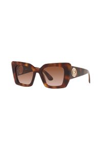 Burberry - Okulary przeciwsłoneczne 0BE4344. Kolor: brązowy