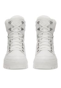 Rieker Revolution Lifestyle Botki W2174-80 Biały. Kolor: biały. Materiał: skóra