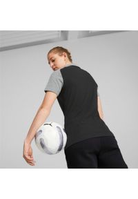Podkoszulek Puma Teamcup Casuals Polo, Kobiety. Typ kołnierza: polo. Kolor: czarny. Materiał: materiał, bawełna
