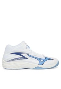 Mizuno Buty halowe Thunder Blade Z Mid V1GA2375 Biały. Kolor: biały. Materiał: materiał