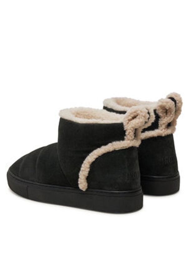 Inuikii Śniegowce Shearling 75202-010 Czarny. Kolor: czarny. Materiał: skóra, zamsz