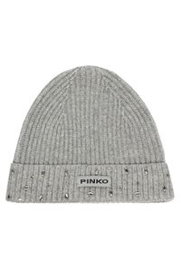 Pinko Czapka Serengeti Cuffia 104326 A27A I17 Szary. Kolor: szary. Materiał: materiał #1