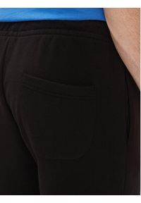 Tommy Jeans Spodnie dresowe Tjm Reg Tommy Spray Sweatpant DM0DM18376 Czarny Regular Fit. Kolor: czarny. Materiał: syntetyk, bawełna